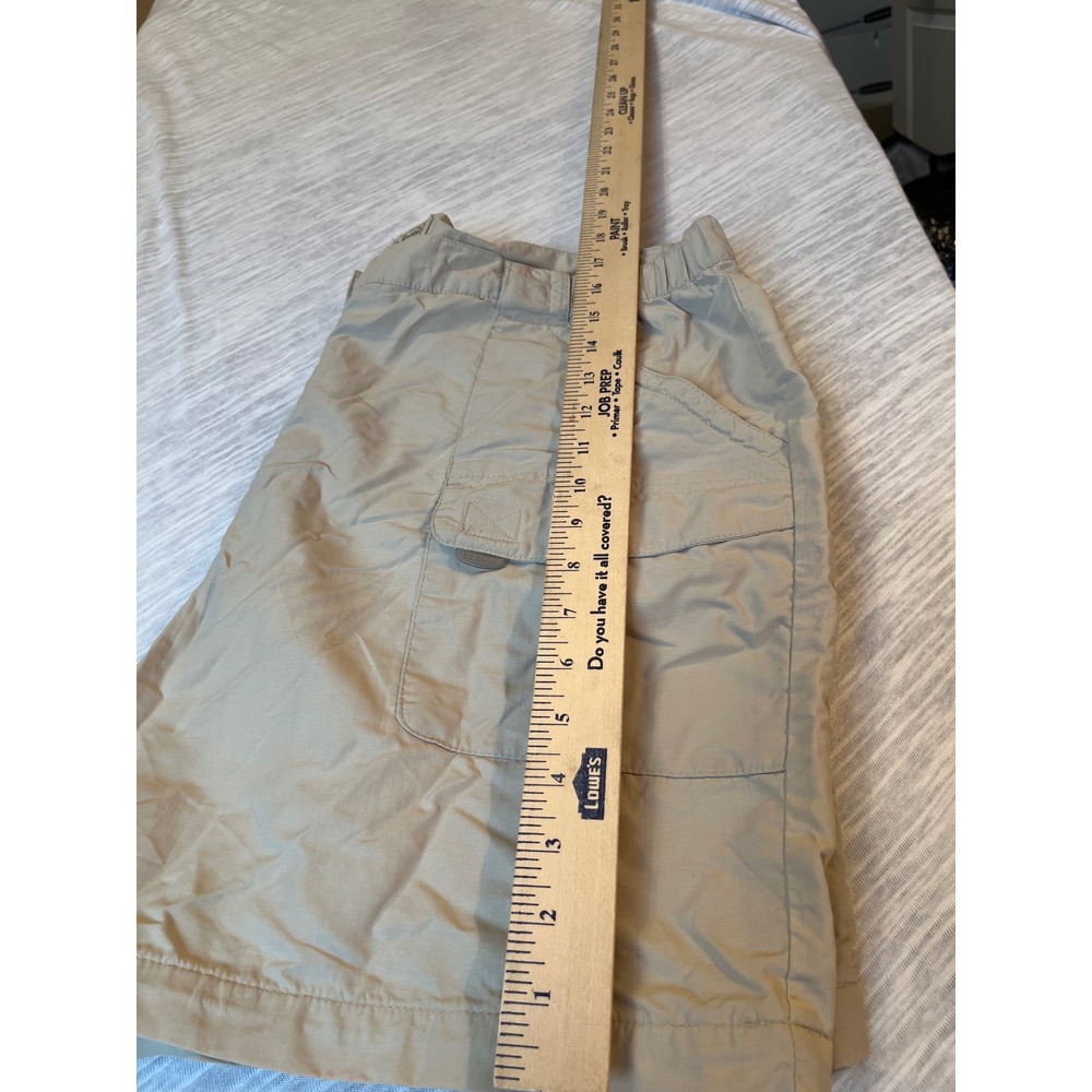 LL Bean Women's Khaki Cargo Shorts Elastic Waist Casual Outdoor Size XL - Picture 5 of 5